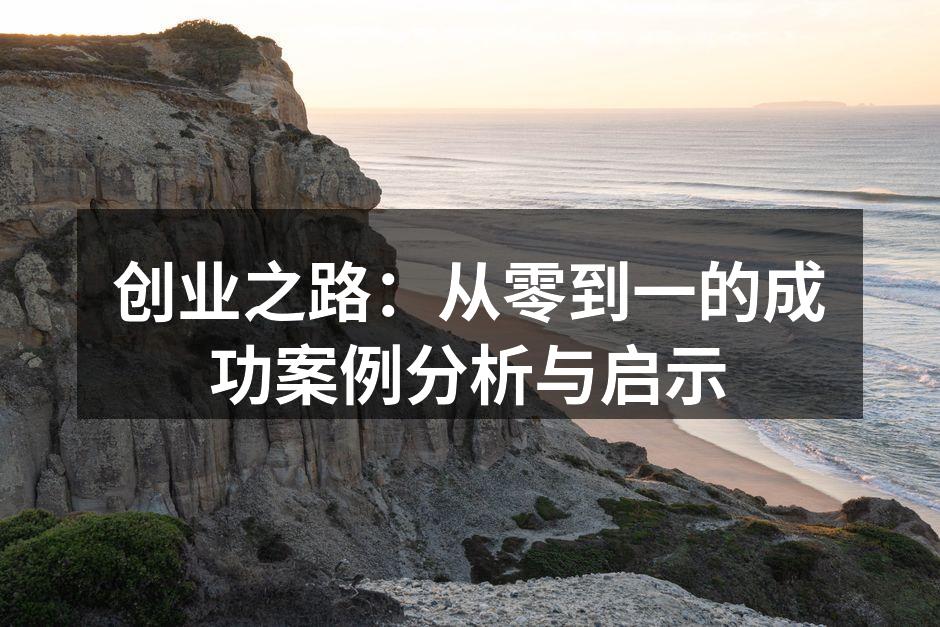 创业之路：从零到一的成功案例分析与启示